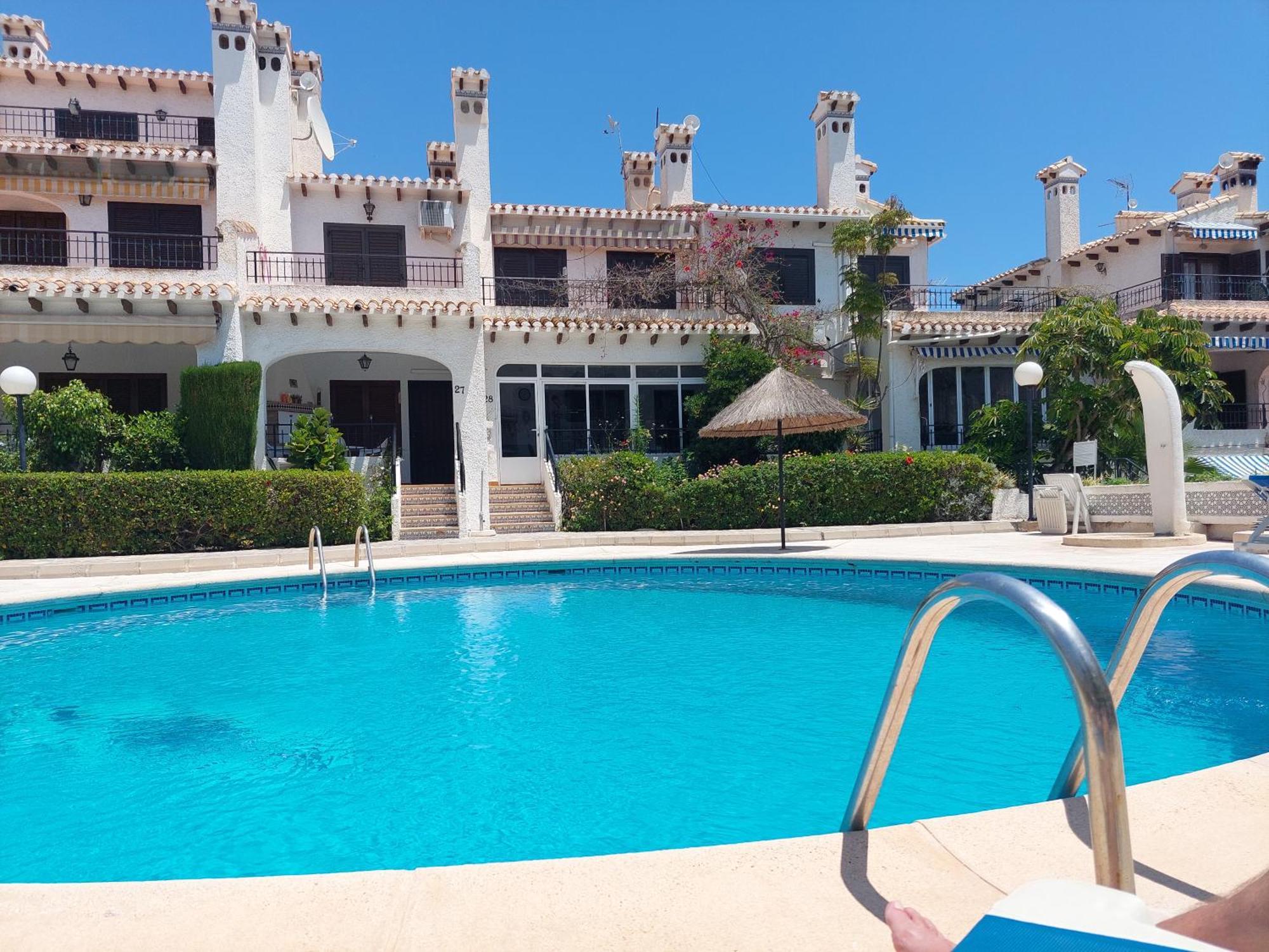 Casa Billarose - Lovely House Overlooking Pool & Walking Distance To The Beach And Restaurants Cabo Roig Kültér fotó